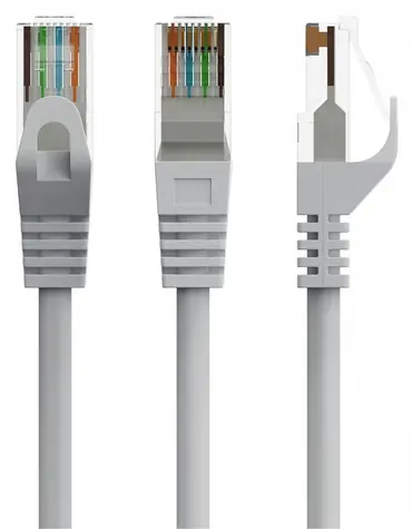 Patch kabel Cat6 UTP 1,5 m šedý / Patch kabel / UTP / RJ45