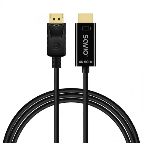 Kabel DisplayPort na HDMI CL-189 / Propojovací kabel / 4K/60Hz / 1,5 m