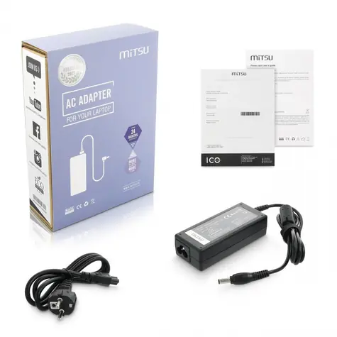Nabíječka pro notebooky Samsung 60W / Napájecí adaptér / 19V / 3,16A / konektor 5,5x3,0 mm + pin