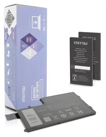 Baterie pro Dell Inspiron 15 5542, 14 5445 / Baterie pro notebook / 3800 mAh / 43 Wh / 10,8-11,1 V