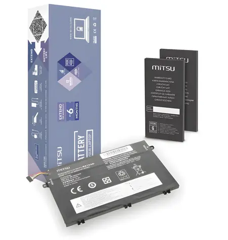 Baterie pro Lenovo ThinkPad E480 & E580 3600 mAh / Baterie pro notebook / 11,1 V / 40 Wh