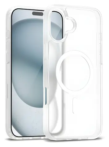 Crong Hybrid Matte Magnetic bílá / Ochranný kryt / Apple iPhone 17 / MagSafe
