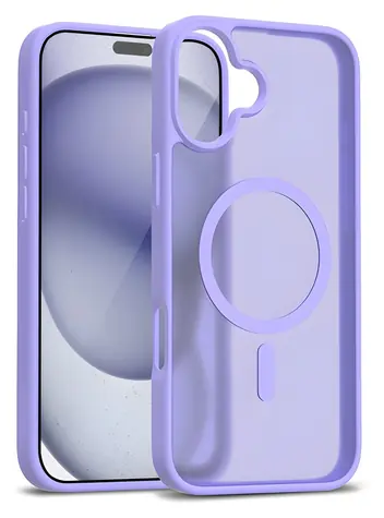 Crong Hybrid Matte Magnetic levandulová / Ochranný kryt / Apple iPhone 17 / MagSafe