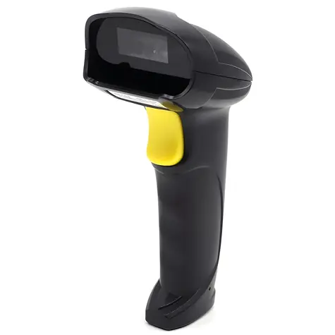 Laserová čtečka čárových kódů 1D/2D černá / Čtečka čárových kódů / USB / kabel 1,65 m