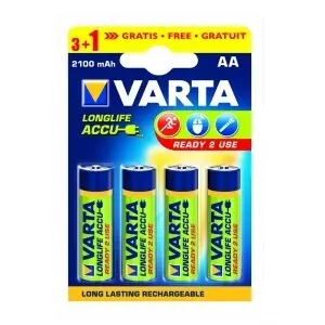 Nabíjecí baterie AA (R6) 2100 mAh 4 ks / Nabíjecí baterie / Ready 2 use