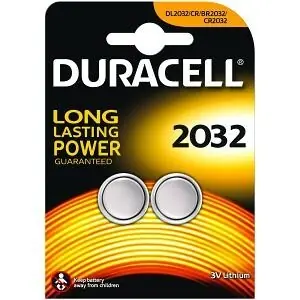 Duracell CR2032 2 ks / Knoflíková baterie / Lithium / 3 V