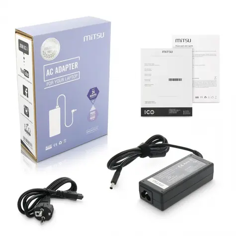 Napájecí adaptér pro Dell 65W / Napájecí adaptér / 19,5V / 3,34A / konektor 4,5x3,0mm