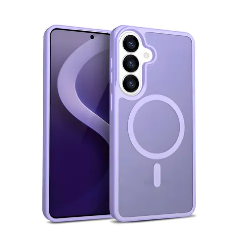 Crong Hybrid Matte Magnetic levandulová / Ochranný kryt / Samsung Galaxy S26 / MagSafe