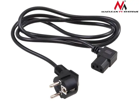 MCTV-803 Napájecí kabel lomený EU vidlice / 3 piny / 3 m