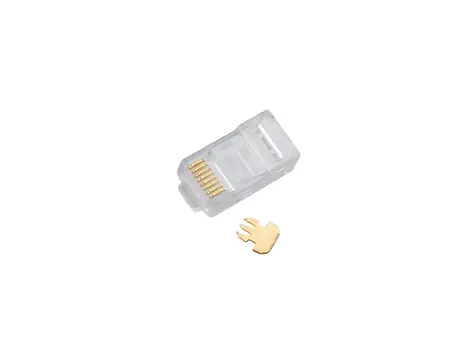 UTP konektor RJ45 průchozí / Konektor / Cat5e / U/UTP / 100 ks