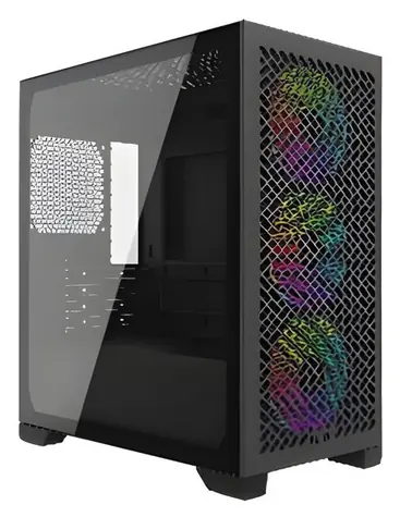 Cooler Master Elite 302 černá / Skříň / Mini Tower / mATX / 3x 120mm ARGB / tvrzené sklo / bez zdroje