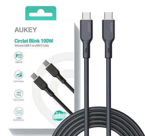 AUKEY 100W USB-C kabel / Datový kabel / USB-C na USB-C