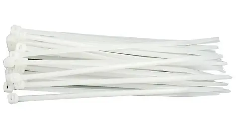 Vorel Stahovací páska 75 x 2,4 mm bílá / Stahovací páska / 100 ks