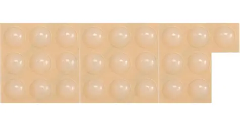 VOREL Podložka pod nábytek samolepicí 8 mm / Podložka pod nábytek / 25 ks