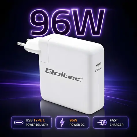 Nabíječka USB-C 96W / Nabíječka / USB-C 3.0 / 5-20V / 3-4,8A