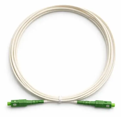 OEM Patchcord SC-SC APC / Optický patchkabel / 2 m / bílý