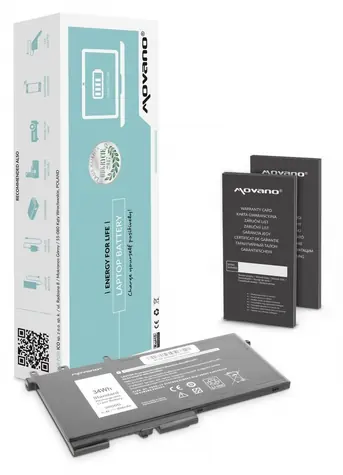 Baterie 3DDDG pro Dell Latitude 5280/5480/5495/5580 / Baterie pro notebook / 3000 mAh / 34 Wh