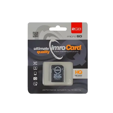 IMRO microSD karta 2GB + SD adaptér / Paměťová karta / Micro SD
