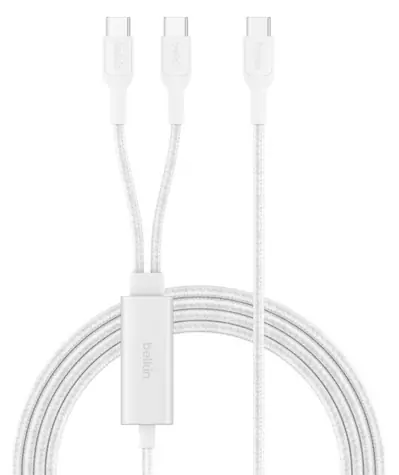 Belkin BOOST CHARGE PRO bílá / Kabel / USB-C - USB-C / 140W / 1,5 m