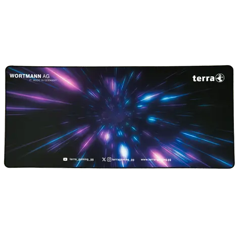 TERRA Mousepad XXL PURE Gaming fialová / Herní podložka pod myš / 900x400x3mm