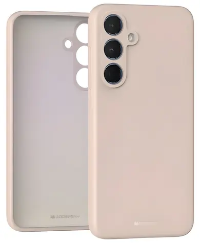Mercury Silicone pouzdro pro Samsung Galaxy A55 A556 pískově růžové / Pouzdro / Silikonové