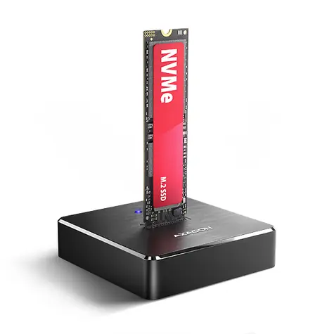 AXAGON ADSA-M2C11 / Dokovací stanice / M.2 NVMe/SATA SSD / USB-C 10Gbps / černá