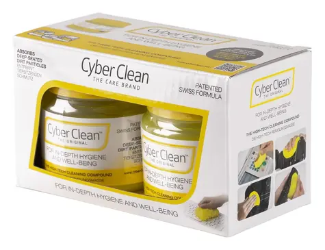 Cyber Clean The Original 2x145g / Čisticí hmota / kalíšek Pop-Up Cup / pro elektroniku a citlivé povrchy