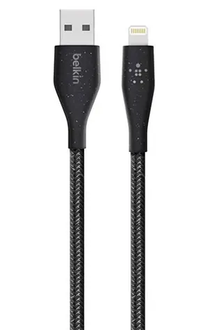 Belkin DuraTek Plus USB - Lightning s poutkem černá / Kabel / 3 m