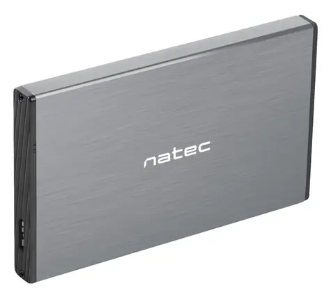 Natec Rhino Go šedá / Externí box / 2,5