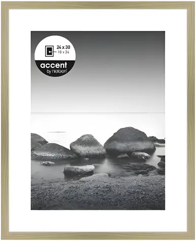 Nielsen Aura dub / Rámeček / Dřevo / 24x30 cm / s paspartou
