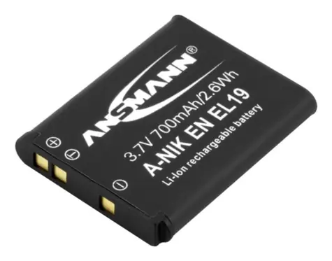Ansmann A-Nik EN-EL19 / Náhradní baterie / Li-Ion / pro Nikon