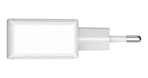 Ansmann Home Charger HC212 bílá / Nabíjecí adaptér / 2x USB-A / 2400 mA