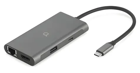 Aiino Cluster Hub 7v1 pro MacBook a iPad / USB-C hub / 7 portů