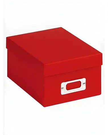 Walther Fotobox Fun červená FB115R / Box na fotografie / 10x15 cm / 700 fotografií