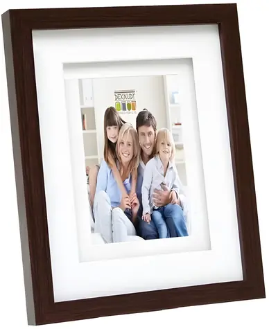 Deknudt S65KQ1 20x30 cm hnědá / Rámeček / Dřevo / s dvojitou paspartou
