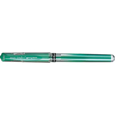 Mitsubishi UB SIGNO UM-153 metalická zelená / Gelový roller / Hrot 1,0 mm