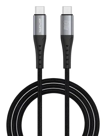 4smarts PrimeCord černá / Kabel USB-C / 60W / Power Delivery / 1,5 m