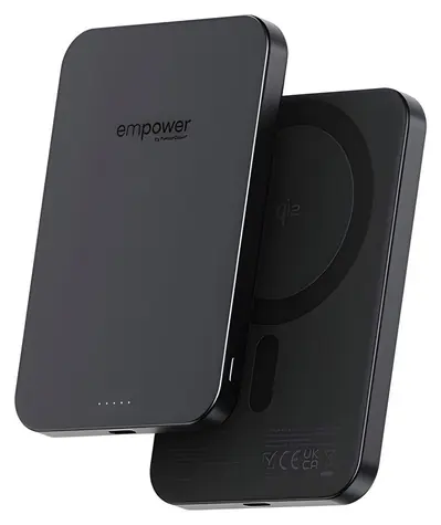 PanzerGlass empower Qi2 5000 mAh černá / Powerbanka / bezdrátové nabíjení