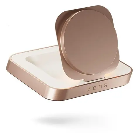 ZENS Magnetic Nightstand Charger měděná / Bezdrátová nabíječka
