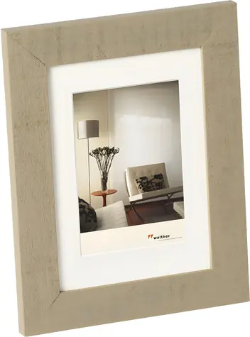 Walther Home 20x30 béžovo-hnědá / Fotorámeček / dřevěný / 20x30 cm
