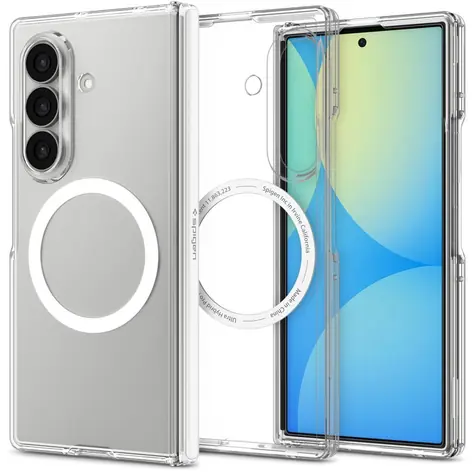 Spigen Ultra Hybrid Pro čirá a bílá / Ochranný kryt / pro Samsung Galaxy Z Fold 8 Ultra / MagSafe
