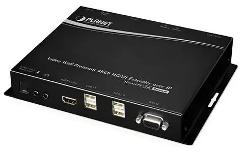 Planet IHD-420PR / Video přijímač / HDMI / USB / 4K/60 / multicast / PoE