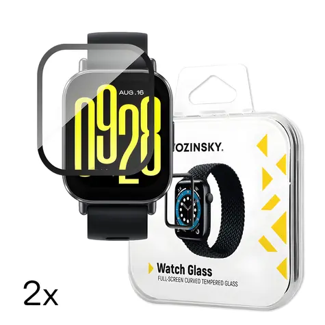 Wozinsky Full Glue Tempered Glass / Ochranné sklo / Xiaomi Redmi Watch 5 Active / 2 ks