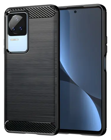 Hurtel Carbon Case černá / Zadní kryt / Xiaomi Poco F4 5G