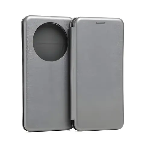 Beline Book Magnetic ocelová šedá / Pouzdro typu kniha / pro Honor Magic5 Pro / TPU, umělá kůže