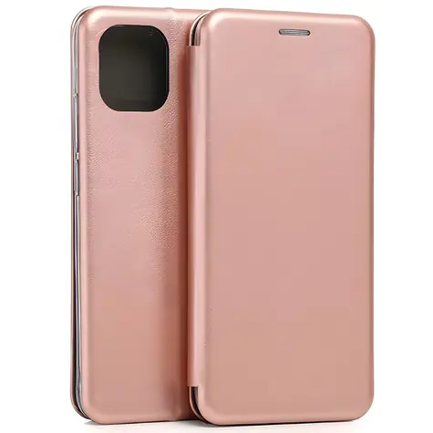 Beline Book Magnetic růžové zlato / Pouzdro typu kniha / Xiaomi Redmi A2 / Magnetické zapínání
