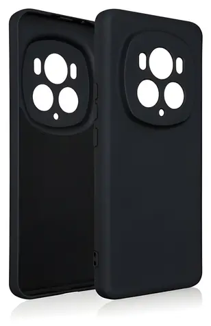 Beline Silicone Case Honor Magic6 Pro černá / Silikonový kryt / Zaoblené rohy / Ochrana proti poškrábání