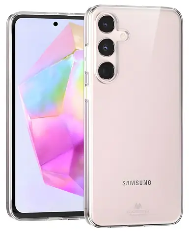 Mercury Jelly Clear pouzdro pro Samsung Galaxy A35 5G A356 průhledné / Pouzdro / Gelové