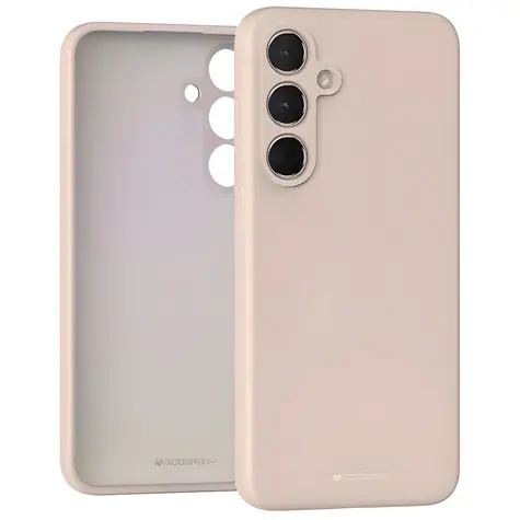Mercury Silicone pouzdro pro Samsung Galaxy A35 A356 pískově růžové / Pouzdro / Silikonové