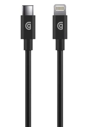 Griffin USB-C - Lightning kabel černý / Kabel / 1,8 m